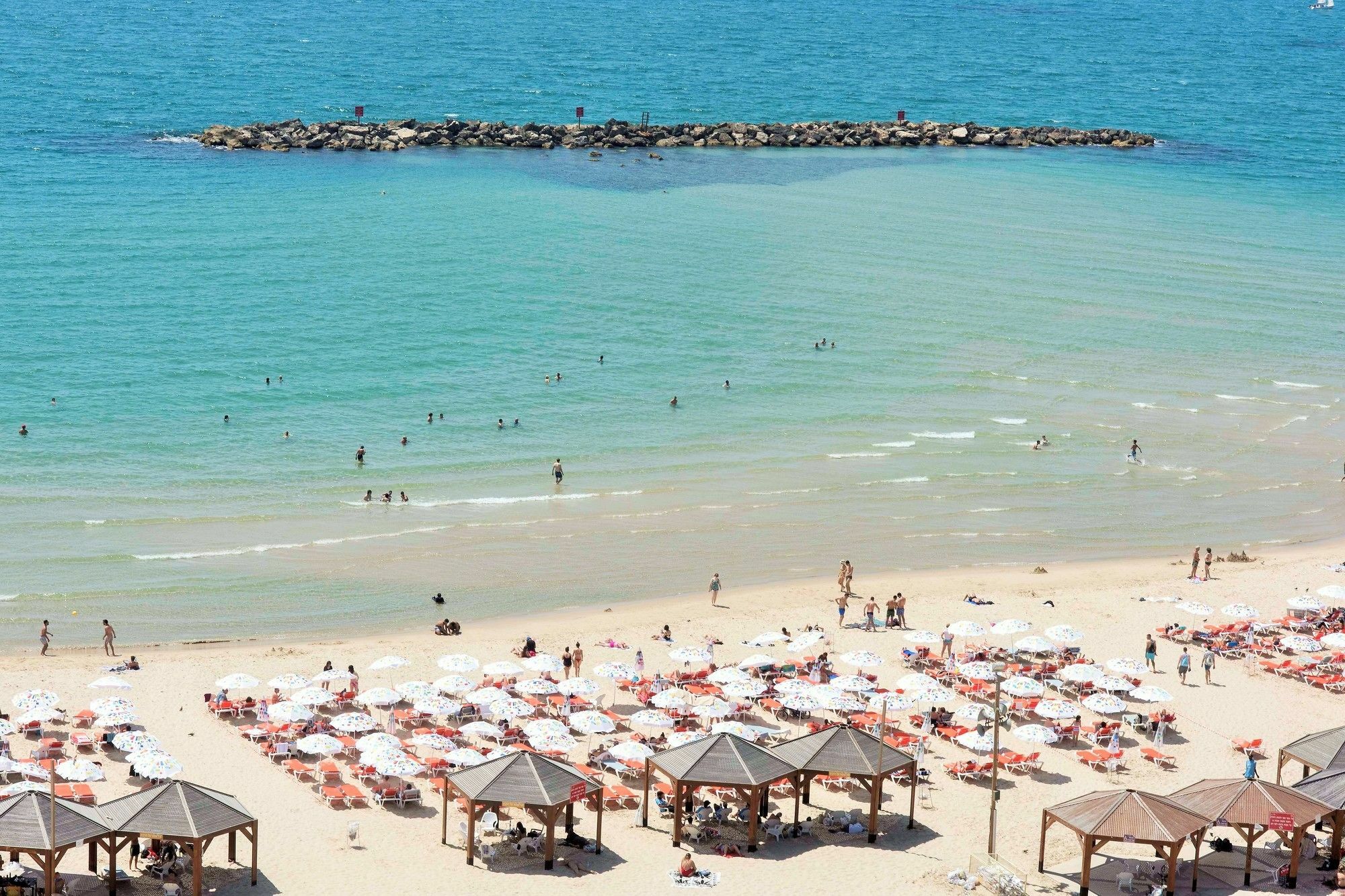 Excellent Beachfront Apt W/ Pool Access By Sea N' Rent Tel Aviv Exterior foto
