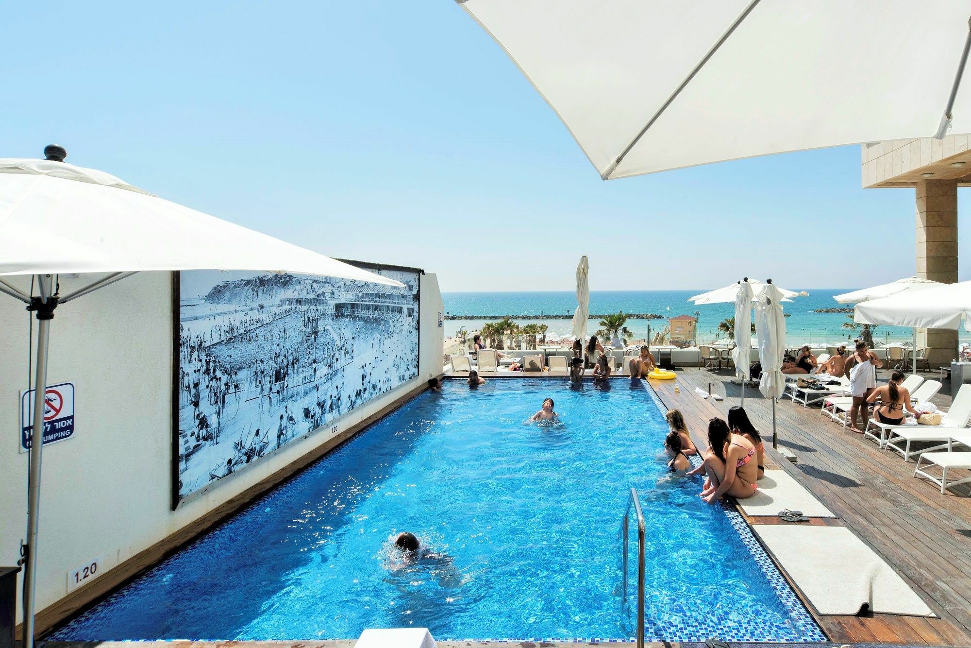 Excellent Beachfront Apt W/ Pool Access By Sea N' Rent Tel Aviv Exterior foto